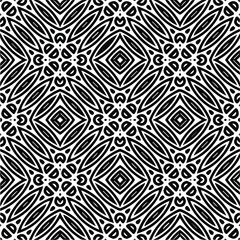 Abstract background with black and white pattern. Unique geometric vector swatch. Perfect for site backdrop, wrapping paper, wallpaper, textile and surface design. 