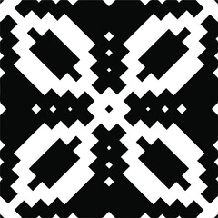 
Abstract background with black and white pattern. Unique geometric vector swatch. Perfect for site backdrop, wrapping paper, wallpaper, textile and surface design. 