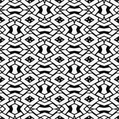
Abstract background with black and white pattern. Unique geometric vector swatch. Perfect for site backdrop, wrapping paper, wallpaper, textile and surface design. 