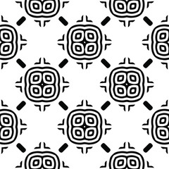 
Abstract background with black and white pattern. Unique geometric vector swatch. Perfect for site backdrop, wrapping paper, wallpaper, textile and surface design. 
