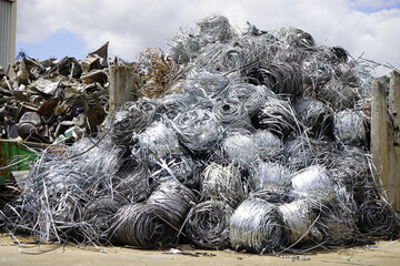 Metall Metallschrott Aluminium Recycling nachhaltig