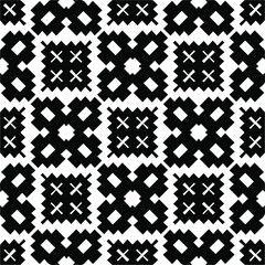 
Abstract background with black and white pattern. Unique geometric vector swatch. Perfect for site backdrop, wrapping paper, wallpaper, textile and surface design. 
