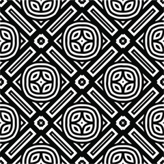 
Abstract background with black and white pattern. Unique geometric vector swatch. Perfect for site backdrop, wrapping paper, wallpaper, textile and surface design. 
