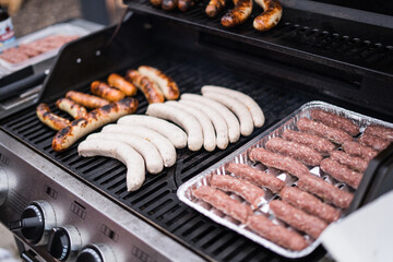 Grill, sausage, wurst, bief, mais, würstchen, grill , party