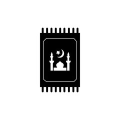 prayer rug icon logo vector design template
