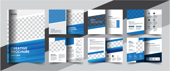 corporate company profile brochure annual report booklet business proposal layout concept design