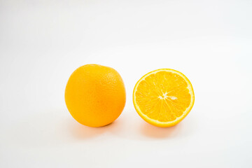 1, snack, whole, clipping, half, retouched, section, single, path, piece, slice, background, chopped, cutout, studio, bright, yellow, agriculture, red, fresh, isolated, fruit, white, orange, raw, one,