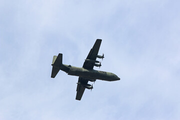 Vintage military Hercules aircraft	