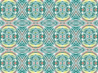 Ornament paisley Bandana Print. Seamless pattern based on ornament paisley Print. Silk neck scarf or kerchief square pattern design. Best motive for print on fabric or papper. Digital art illustration