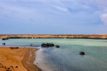 Gallinas Point is the northernmost tip of the South American continental plate, located at the northern end of the Guajira Peninsula