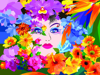 The beauty of flowers and the beauty of women are often compared.The beauty of flowers and the beauty of women are often compared.The beauty of flowers and the beauty of women are often compared.