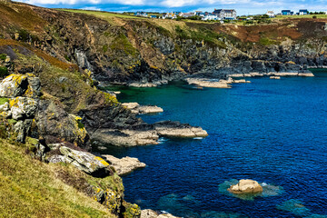 Cornish ocean - view from The Lizard Point - Cornwall, United Kingdom