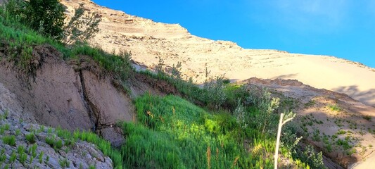 view of the mountains