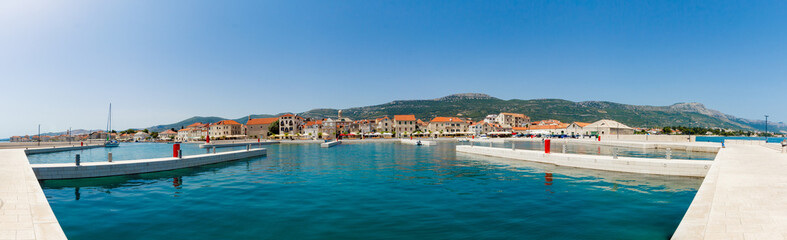 Fototapeta na wymiar Kastela / Kastel City in Dalmatia - Croatia