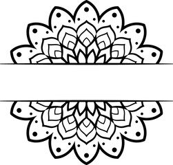 Get crafting with this Mandala Wreath Monogram Split and Heart Arrow SVG Bundle For Cut File Circle Border Wreath SVG Monogram Flower Border incorporate this design to apparel, scrapbooks or decals