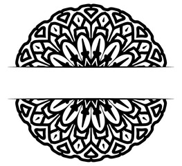 Get crafting with this Mandala Wreath Monogram Split and Heart Arrow SVG Bundle For Cut File Circle Border Wreath SVG Monogram Flower Border incorporate this design to apparel, scrapbooks or decals