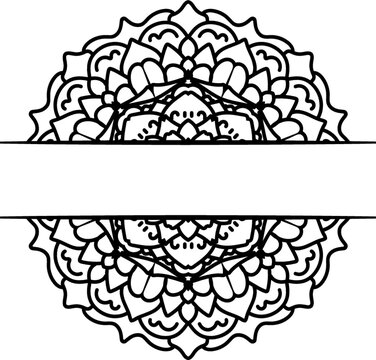 Get crafting with this Mandala Wreath Monogram Split and Heart Arrow SVG Bundle For Cut File Circle Border Wreath SVG Monogram Flower Border incorporate this design to apparel, scrapbooks or decals