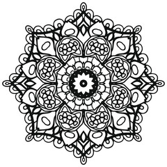 Ready to Print Printables Paper Mandala Coloring for Adult Therapy Relaxation Doodle Flowers Children Art Pattern Floral Relaxing Art Ready made Sketch Drawing Kids and Adult Kids A-Z Family Drawing 