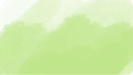 Green watercolor background for your design, watercolor background concept, vector.