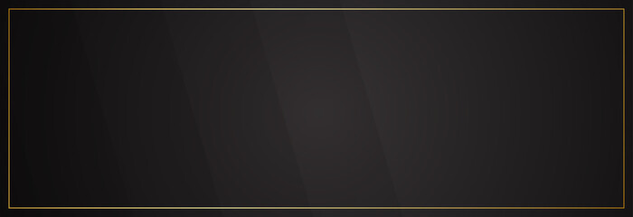 Gradient black backgrounds with golden frames. vector.