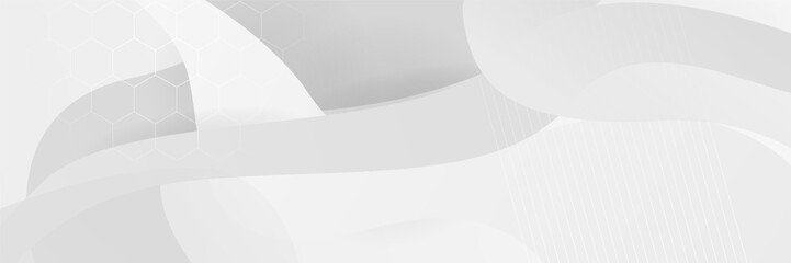 White abstract background. Vector abstract graphic design banner pattern background template.