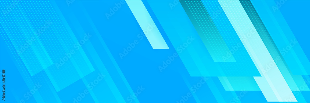 Wall mural blue abstract background. vector abstract graphic design banner pattern background template.