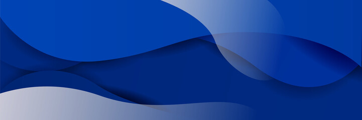 Dark blue abstract background. Vector abstract graphic design banner pattern background template.