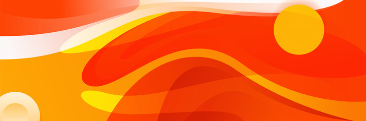 Orange abstract background. Vector abstract graphic design banner pattern background template.