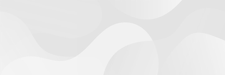 White abstract banner background. Vector abstract graphic design banner pattern background template.