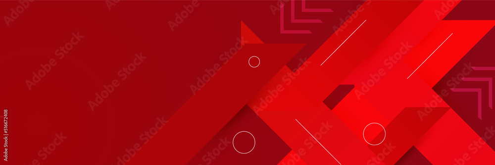 Aufkleber red abstract banner background. vector abstract graphic design banner pattern background template.