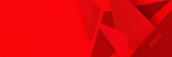 Red abstract banner background. Vector abstract graphic design banner pattern background template.