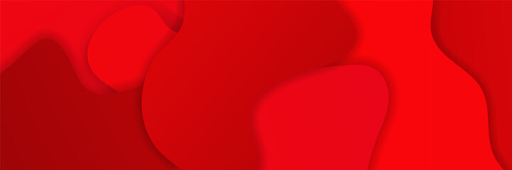 Red abstract banner background. Vector abstract graphic design banner pattern background template.