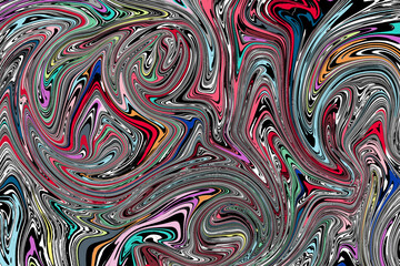 Multi colour swirling texture background abstract pattern
