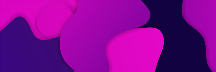 Dark purple abstract banner background. Vector abstract graphic design banner pattern background template.