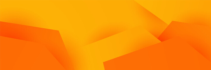 Orange abstract banner background. Vector abstract graphic design banner pattern background template.