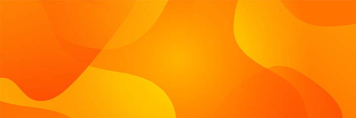 Orange abstract banner background. Vector abstract graphic design banner pattern background template.
