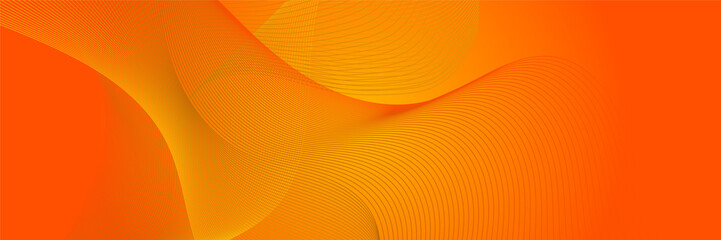 Orange abstract banner background. Vector abstract graphic design banner pattern background template.