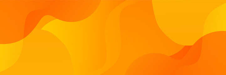 Orange abstract banner background. Vector abstract graphic design banner pattern background template.