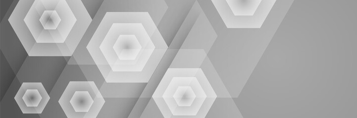 Fototapeta premium Abstract dark background banner illustration with geometric graphic elements