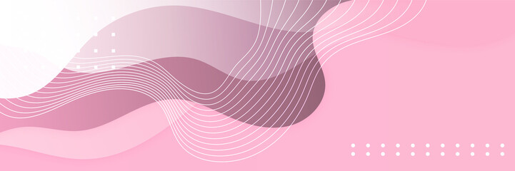 Pink abstract banner background. Vector abstract graphic design banner pattern background template.