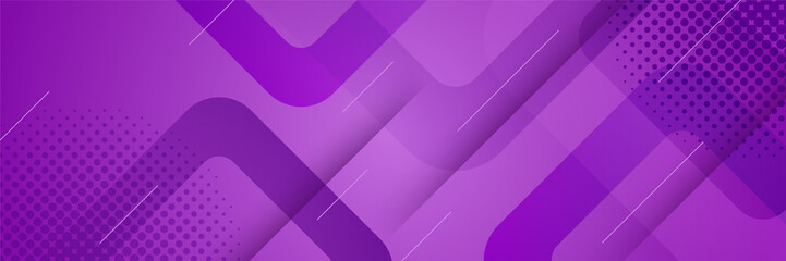 Dark violet background for wide banner. Vector abstract graphic design banner pattern background template.