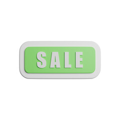 Button Sign Sale 3D Rendering Illustration Photo HD