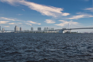 Obraz premium Sumida River and Rainbow Bridge in Tokyo