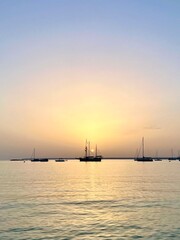 Fototapeta premium sunset over the sea