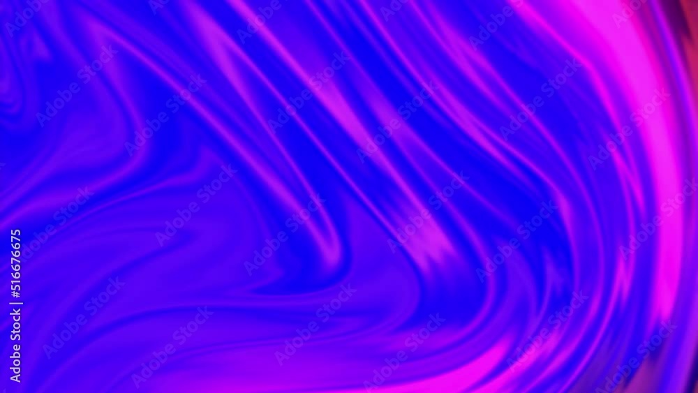 Leinwandbilder animated 3d waving cloth texture. liquid holographic background. smooth silk cloth surface with ripp