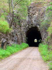 Landscape of Boolboonda Tunnel in Queensland, Australia
