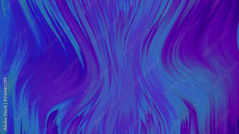 Leinwandbilder animated 3d waving cloth texture. liquid holographic background. smooth silk cloth surface with ripp