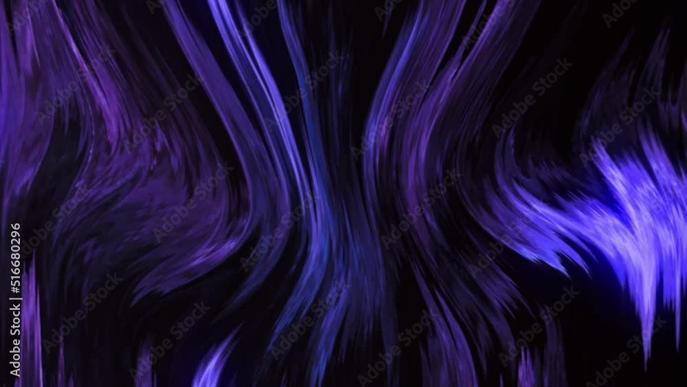 Leinwandbilder animated 3d waving cloth texture. liquid holographic background. smooth silk cloth surface with ripp