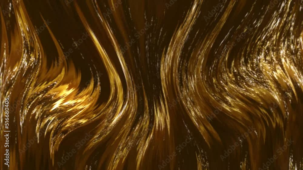 Leinwandbilder animated 3d waving cloth texture. liquid holographic background. smooth silk cloth surface with ripp