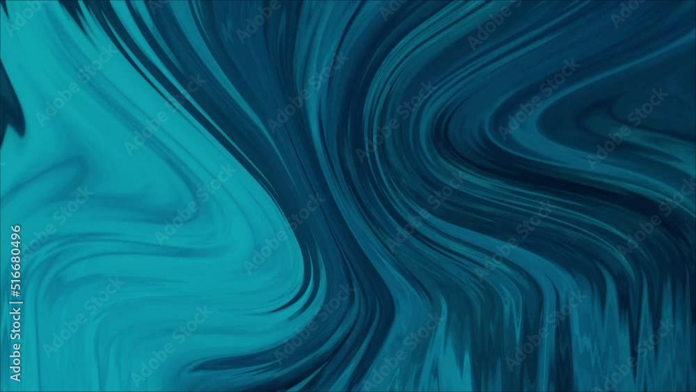 Leinwandbilder animated 3d waving cloth texture. liquid holographic background. smooth silk cloth surface with ripp